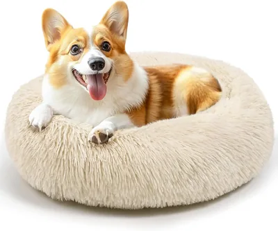 28in Large Dog Bed Donut Shape