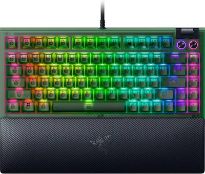 Razer BlackWidow V4 75% Phantom Green Keyboard - 20th Anniv. Hot-swappable
