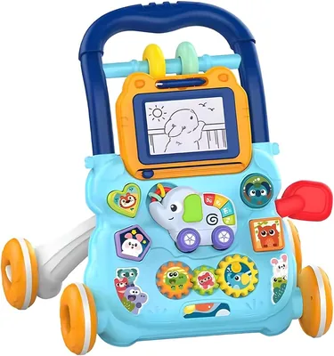 Raganet, Andador Musical para Bebés 12M+, Andadora Interactiva con Juegos Educativos, Sonidos y Pizarra Mágica, Juguete de Ap (49% Off)