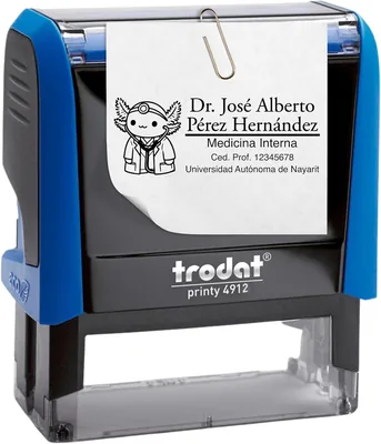 Sellos Médicos Personalizados para Doctores Autoentintables 4.7x1.8 cm - Mejor Oferta