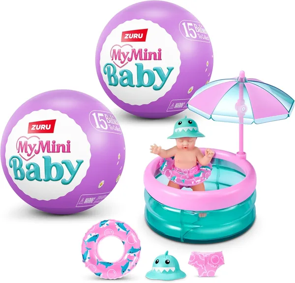 ZURU My Mini Baby Series 2 Mystery Capsule Collectible Toy for Girls