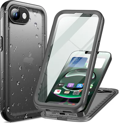 Cozycase iPhone 16e/17e Full Waterproof Case - Black