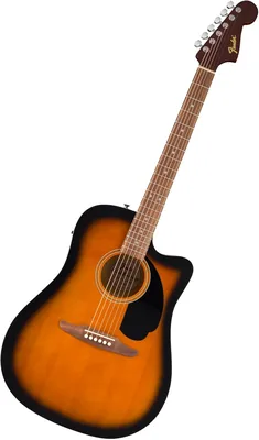 Fender California Debut Redondo CE Guitarra Electroacústica, Tapa de Pícea, Color 2-Color Sunburst