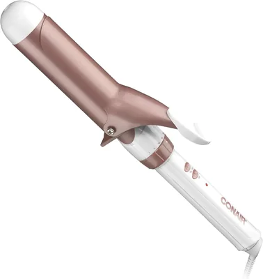 Conair Curling Iron - 1.5" Double Ceramic White/Rose Gold