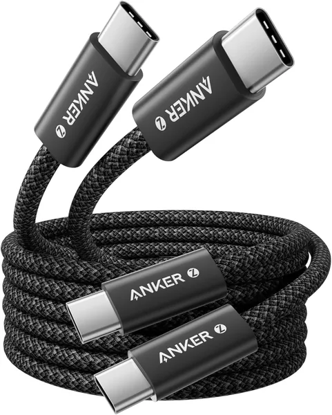 Anker 240W USB C to USB C Cable (2Pack,1.8m)