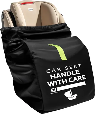 Airplane Children's Seat Transport Bag, Black | Children's seat travel bag, pram protective cover ca
