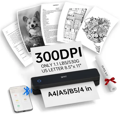 Wireless Printer - 8.5x11" & A4 Support