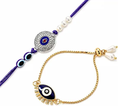 TIED RIBBONS Rakhi Set for Brothers - Best Deal