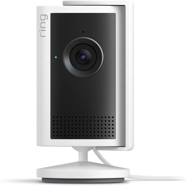 Ring Indoor Camera Plus (nieuwste generatie) | Plug-In Beveiligingscamera | Retina 2K, 4x Vergrote Zoom, Nachtzicht, Handmatig Objectief - 50% Korting