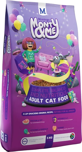 Montego Monty and Me Adult Cat Food 5 kg - 18% Off