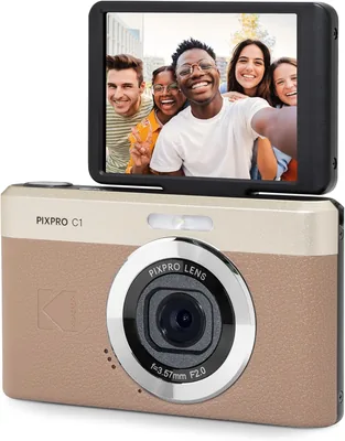 KODAK Pixpro C1 Camera - 13MP, 4X Zoom, Brown - Best Deal