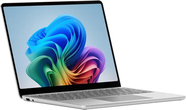 Microsoft Surface Laptop Platinum | Copilot+ PC | 13.5" LCD Touchscreen | Snapdragon X Plus