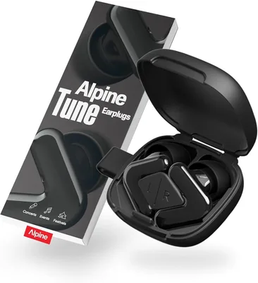 Plugs d'ajustement Alpine pour concerts et musique - 19dB Certification de protection auditive, Réduction du bruit, Haute fidélité, Boules de plug, 4
