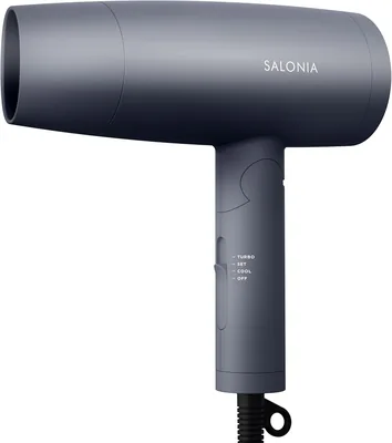 サロニア スピーディー イオンドライヤー 大風量 迅速乾燥 軽量 ネガティブイオン ヘアドライヤー SL-013AGR グレー [Amazon.co.jp特価]