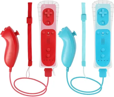 Wii Remote Controller 2 Pack Motion Plus Nunchuck Best Deal
