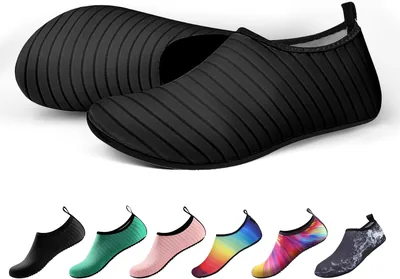 Zapatos de Agua AKASENKO para Hombre y Mujer, Zapatillas Acuáticas Rápidas Secado, Calcetines Incluidos