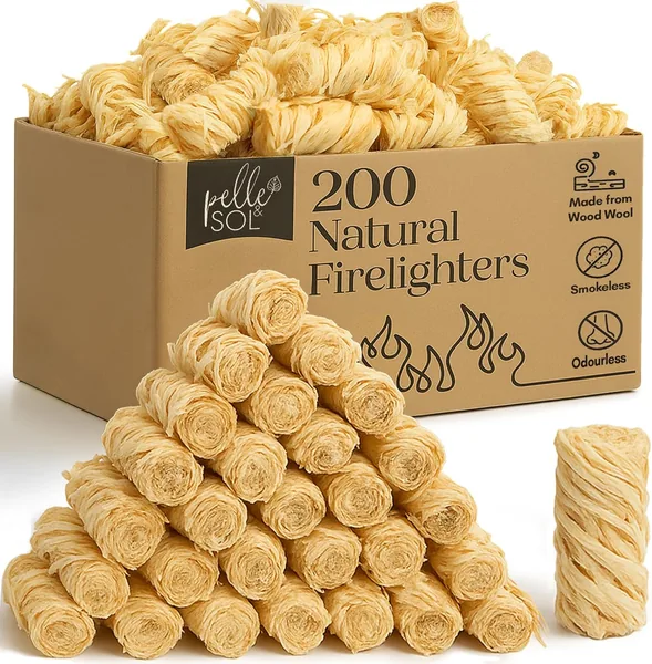 Pelle & Sol 200 Natural Firelighters