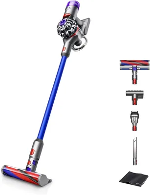 Dyson V8 Slim Fluffy Extra (SV10K EXT BU AM) コードレス掃除機 サイクロン式 ハンディクリーナー [Amazon.co.jp限定]