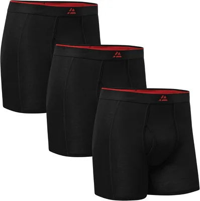 DANISH ENDURANCE Bamboo Boxer Shorts 3 Pack