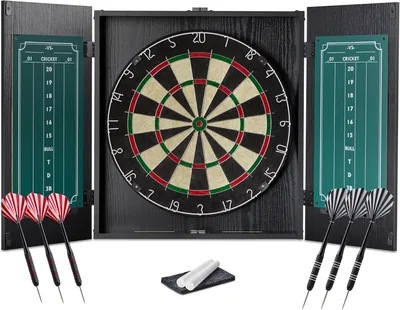 Dartboard Cabinet Set Best Deal