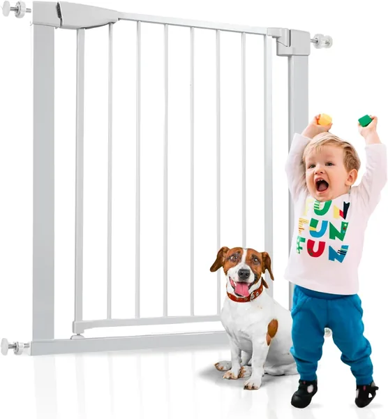 ALMAR Baby Safety Gate 67-74 cm White