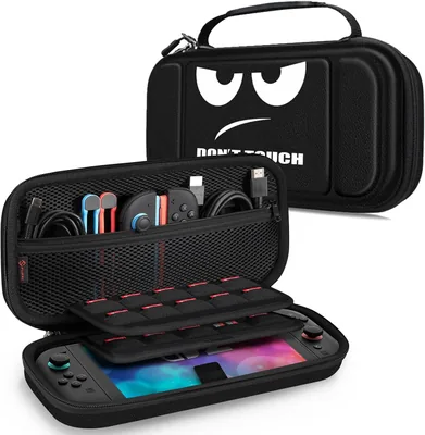 Étui Fintie pour Nintendo Switch 2 (2025) - [Résistant aux chocs] Étui de transport portable EVA avec 20 fentes à cartes de jeu et intérieur