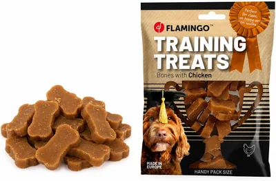Training Bone with Chicken - Dog Treats 100g Flamingo Best Deal
