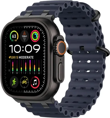 MoKo Sport Strap Compatible Apple Watch 49mm-42mm Silicone Replacement