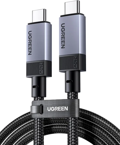 UEGREEN 240W USB C Cable Gen3 40Gbps USB 4.0, 8K/4K 60Hz Video Output Fast Charging Type C Data Cable Compatible with iPhone17/16/15, Xiaomi, Galaxy S25/S24 Ultra, MacBook Pro, NVMe
