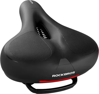 Sella da Bicicletta ROCKBROS con Gel Comodo, Ergonomica per MTB, Morbida e Transpirabile, per Uomini e Donne, con Retro Riflettente