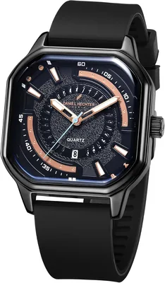 Daniel Hechter Paris Rivoli Collection Modern Analog Watch for Men with Octagon Dial and Silicon Band-DHM1003 Best Deal