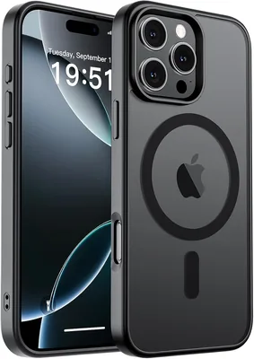 Zapica Magnetic iPhone 16 Pro Case, Black