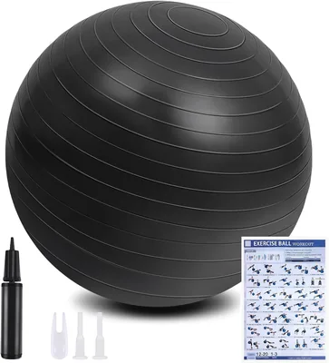 Flintronic Gymnastics Ball 55/65cm Anti-Burst with Pump