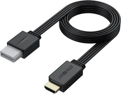 AUTOUTLET Wii HDMI Adapter, 1080p/720p Converter, 150cm Kabel, Voor Alle Weergavemodi