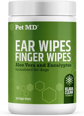 Dog Ear Cleaning Wipes with Aloe & Eucalyptus - Vet Formulated | Best Deal