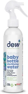 Dew Baby Bottle Sterilising Water | No-Rinse Formula | Allergy UK Certified | 99.99% Effective | Hyp