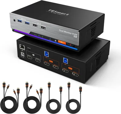 TESmart 8K@60Hz HDMI KVM Switch - 2 Monitors