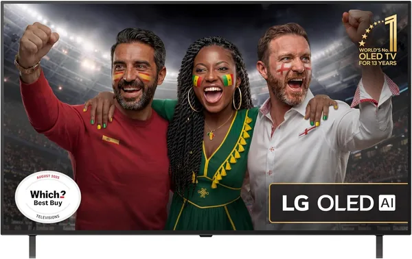 LG OLED55B56LA 55-Inch OLED 4K UHD Smart TV, B5 Series, (α8 AI Processor, Dolby Atmos, Freeview Play