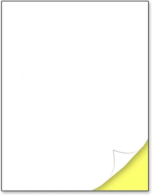 Red Dot Gift® 100 Sheet A4 Sticker Paper - White Labels