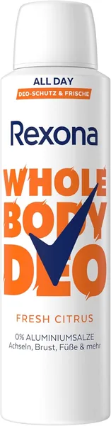 Rexona Whole Body Deodorant Spray Fresh Citrus 150ml