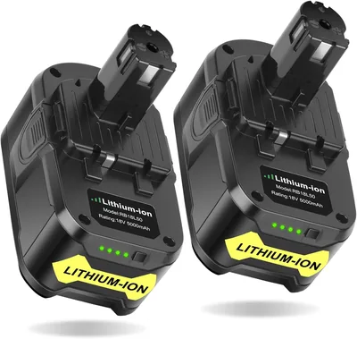 REACELL 2x 5.0Ah Battery 18V, Kompatibel med Ryobi ONE+ RB18L
