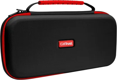 GXTrust 1251 Case para Nintendo Switch 2 - Capa Rigida Protetora, Espaço para Acessórios e Jogos, Preto