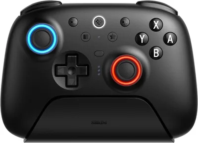 8BitDo Ultimate 2 Bluetooth コントローラー Switch & Windows PC 用、TMR ジョイスティック付き Switch Pro コントローラー、切り替え可能なホール効果/触覚トリガー、振動とモーションコントロール