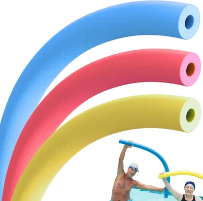 Churro de Piscina PLAYZOCO, Nudo de Espuma para Natación, Flexible para Niños y Adultos, Oferta 58% Descuento