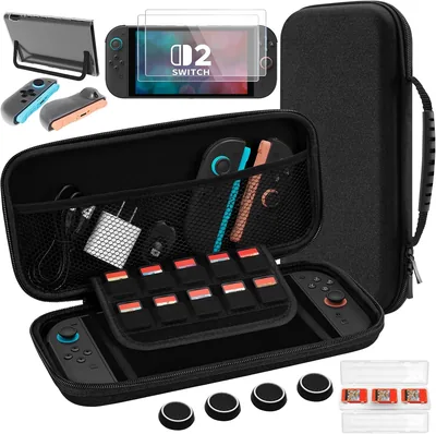 Funda para Nintendo Switch 2 con Estuche de Viaje y Protector de Pantalla, 15% de Descuento