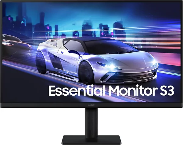 Samsung 27" Essential Monitor S32GF FHD (1,920 x 1,080) 120Hz Refresh Rate 5Ms for Gaming and Office