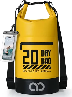 Lamicall Trockentasche, Wasserdichte Tasche, Wasserdichter Rucksack Trockensack | [Robust & Kratzfest] 5L/10L/20L/30L/40L Wasserdichte Tasche für Sport