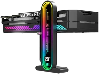 TGDGAMER GPU Support Bracket ARGB Temp Display Height Adjustable Best Deal