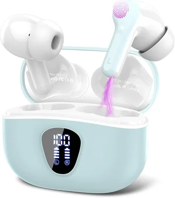 ENC Noise Cancelling Earphones - 45H Playtime, IPX7 Waterproof