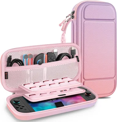 FINTIE Draagkoffer voor Nintendo Switch 2 (2025) - [Schokbestendig] Harde Schil Beschermende Case Draagbare Reiszak met 20 Spellen - Beste Deal